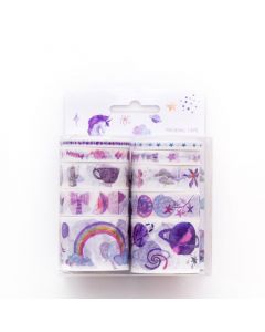 Washi Tape Themed Collection - Scrapbooking Adhesive White Background Masking Tape