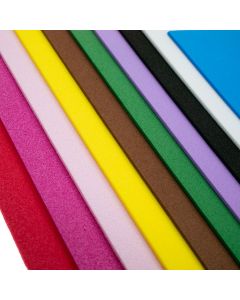 Foam Sheet A4 Self Adhesive Sticky With Back Paper - 30x20cm - Pack of 10 Colors
