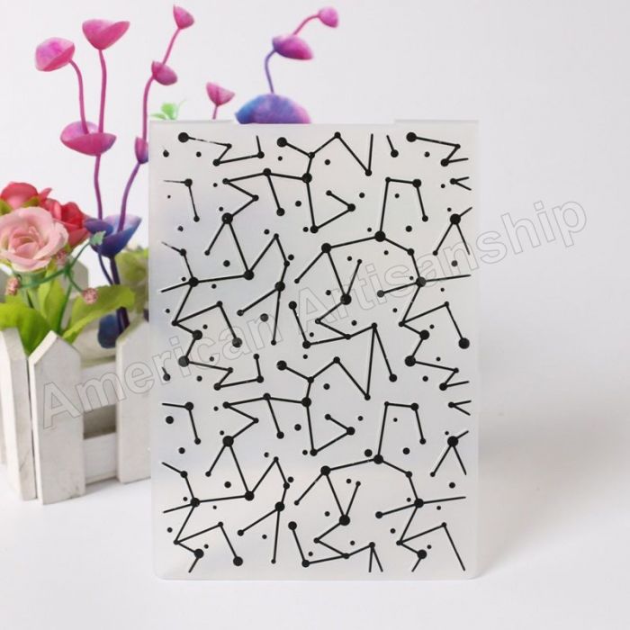  Plastic Embossing Folders for Card Making, Small Hearts Pattern  Background DIY Plastic Template Photo Album Card Paper Handmade  Scrapbooking DIY Craft Decoration Template Mold